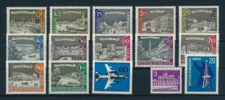 West Germany Berlin 1962 - 63 Complete Year Set Mnh