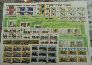 KOREA 93 sheetlets - 680,  stamps,  great thematic content,  CTO 3