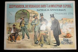 Boer War Dutch Post Card Generals De Wet Cronje Botha
