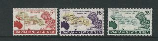 Papua And Guinea 1962 5th South Pacific Conference (sc 167 - 69) Vf Mnh