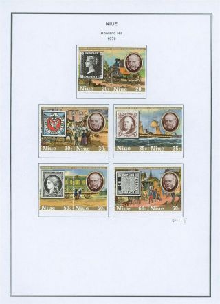 Niue Album Page Lot 19 - See Scan - $$$