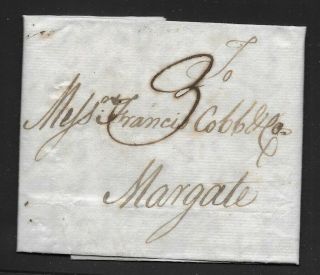 G.  B.  1782.  Entire With Bishop Mark On Reverse,  And Manuscript " 3 ".