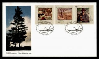 Dr Who 1995 Canada Group Of Seven Art Landscape Painters Fdc C132196