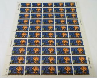 Scott 1548 The Legend Of Sleepy Hollow Headless Horseman 10c Stamp Sheet Mnh
