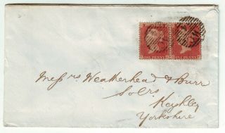 19 Th Century G.  B.  1 Queen Victoria Cover Mailed To Yorkshire = 2 =
