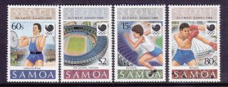 1988 Samoa Seoul Olympic Games - Muh Complete Set
