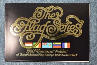 1980 Flags Souvenir Folder - With Mnh Stamps