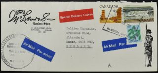 Canada 1983 Special Delivery Airmail Cover To England C53980