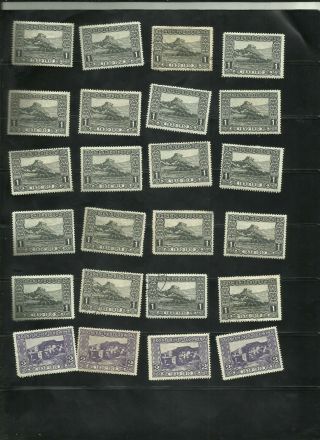 Bosnia & Herzegovina Small Stock Of 1910 Set 97 Stamps