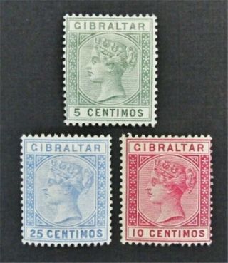 Nystamps British Gibraltar Stamp 29//32 Og H/nh $34