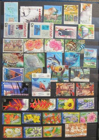 811 - 19 39 Mostly Different Vanuatu Stamps