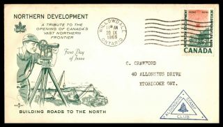 Mayfairstamps Canada Fdc 1966 Northern Development Rose Craft First Day Cover Ww
