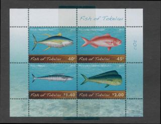 Tokelau 2012 Sg445 Fish Ms Mnh