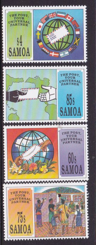 1993 Samoa World Post Day - Muh Complete Set