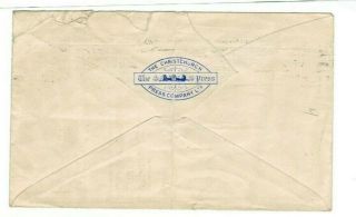 Zealand 1920 Postage Due Cover to Canada with Early 1/2d Meter Cancel 2