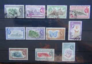 British Honduras 1953 - 1962 Values To $5