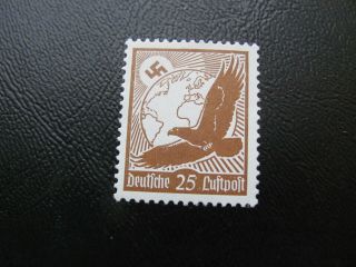Germany 1934 Sc C50 Airmail Single Mnh $35