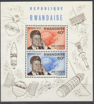 Od 1795.  Rwanda.  Space.  President Of The U.  S.  A.  Kennedy.  Mnh.