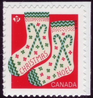 Canada 2018 Christmas,  Warm And Cozy,  Booklet Single 3134 " P " Stockings Mnh