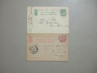 Two Old Luxembourg Postal Stationery