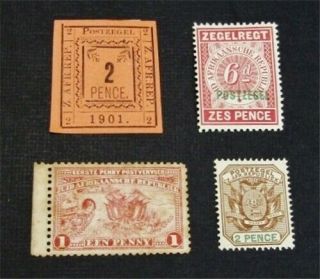Nystamps British Transvaal Stamp 164//205 Og H $31 Signed
