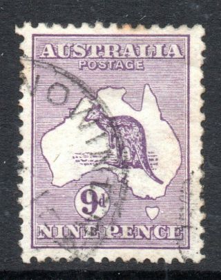 Australia: 1913 Roo 9d Sg 10