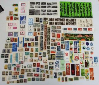 Judaica Kkl Jnf Israel Palestine 267 Mnh&used Stamps Labels Tags Stickers Sheets