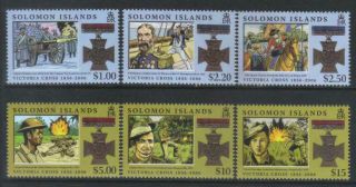 Solomon Islands 2006 150th Anniv Victoria Cross Mnh Set Of 6
