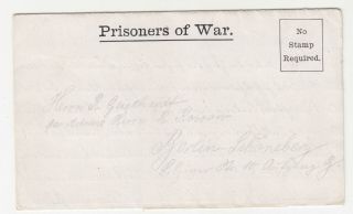 Great Britain,  C1919 Pow Letter Sheet,  France To Berlin,  Germany.