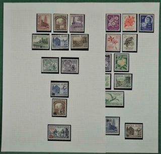 Norfolk Island Australia Stamps Selection On 2 Pages (z146)