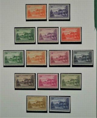 Norfolk Island Zealand Stamps Selection On Page (z145)