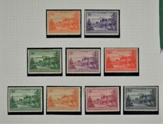 NORFOLK ISLAND ZEALAND STAMPS SELECTION ON PAGE (Z145) 2