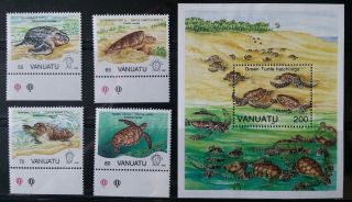 Vanuatu 577 - 581 Complete Set 1992 Mnh