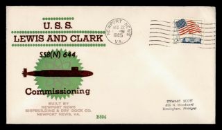 Dr Who 1965 Uss Lewis And Clark Navy Submarine Commissioning C129510