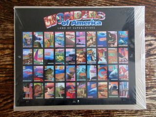 2006 Usps Scott 4033 - 72 Wonders Of America Full Sheet 40 - 39c Stamps Mnh
