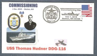 Greytcovers Naval Cover Uss Thomas Hudner Ddg - 116 Commissioning 1 Dec 2018