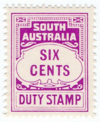 (i.  B) Australia - South Australia Revenue : Stamp Duty 6c