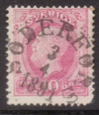 Sweden Sverige Postmark / Cancel " Soderfors " 1891