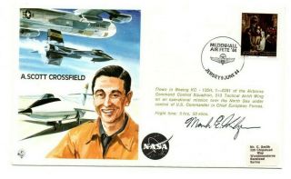 1984 Raf Tp35 Cover - A.  Scott Crossfield - Signed - Issued 9 June 1984
