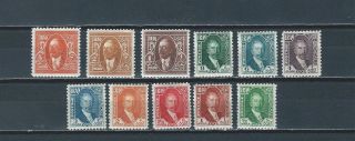 Middle East Iraq Irak Kingdom King Faisal I To 5 Rupees 1931 Stamp Set