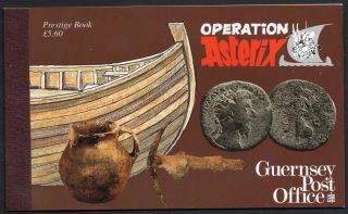 Guernsey Mnh 1992 Operation Asterix Prestige Booklet