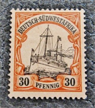 Nystamps German South West Africa Stamp 18 Og H $73