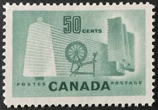 Canada 1953 50c.  Textile Industry Sg462 Mnh