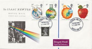 (35720) Gb Pre - Release Cover Isaac Newton Day Early Turners Hill 1987