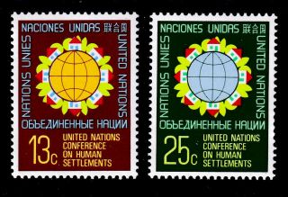 United Nations York 1976 Un Conference On Human Settlements - Set - Muh