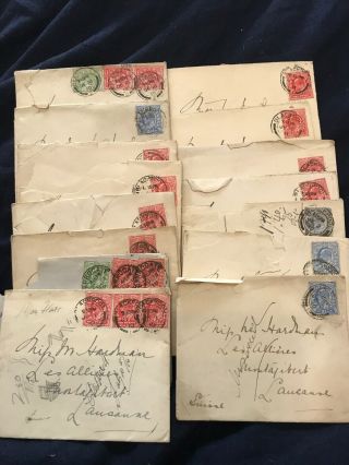 King Edward Vii Stamp Covers 1901 - 1911