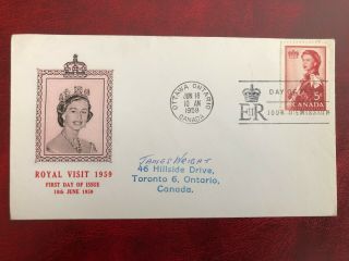 Canada,  1959 Royal Visit Illustrated First Day Cover