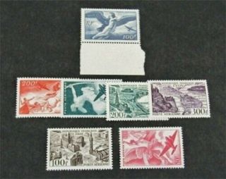 Nystamps France Stamp C18//c25 Og H $43