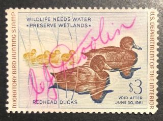 Tdstamps: Us Federal Duck Stamps Scott Rw27 $3 Crease