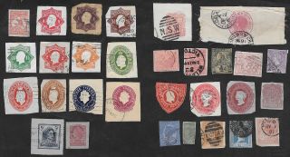 Australia & States Postal Stationary X 30 Cut Outs